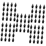 Toddmomy 64pcs Track Spikes for Running Shoes Carbon Nails for Outdoor Sprinting Easy to Install for Events Grip and Performance