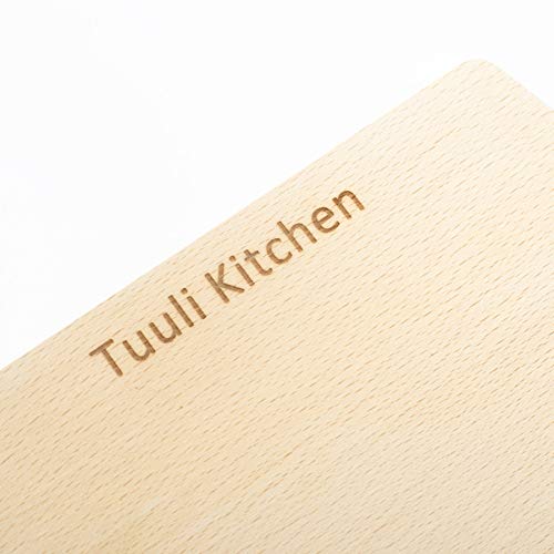 Tuuli Kitchen Wooden Kitchen Cutting Board With Personalized Laser Engraving Ideal Gift 12X5.5 Inch thumb #2