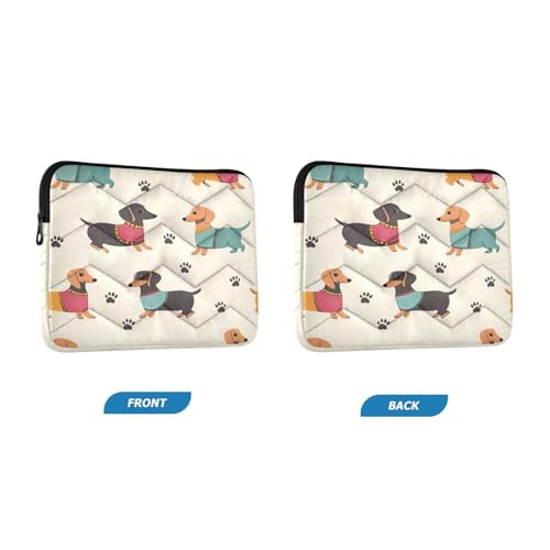 Funda para portátil ALAZA 15.6 pulgadas patrón perro miniatura 2