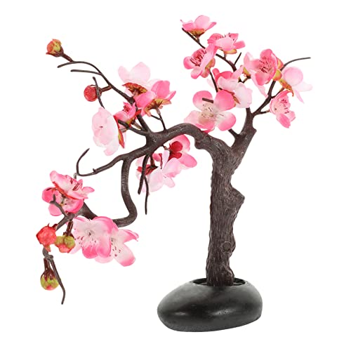 Plato decorativo liviano de plástico rosa para sushi miniatura 1