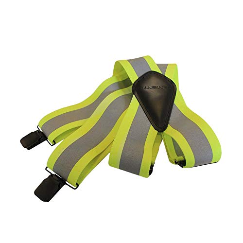 Carhartt Mens A0005524 High-Visibility Rugged Flex Suspenders - One Size Fits All - Lime
