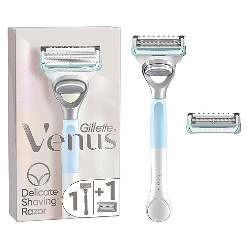Gillette Venus Bikini Skin Care Womens Razor + 2 Razor Blade Refill with Precision Trimmer