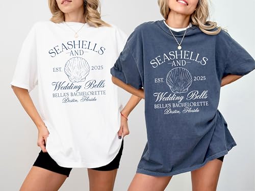 Custom Bachelorette Party Shirts - Matching Bridal Party Shirts - Gifts for Bach - Beach, Nautical, Coastal, Destination Trip3