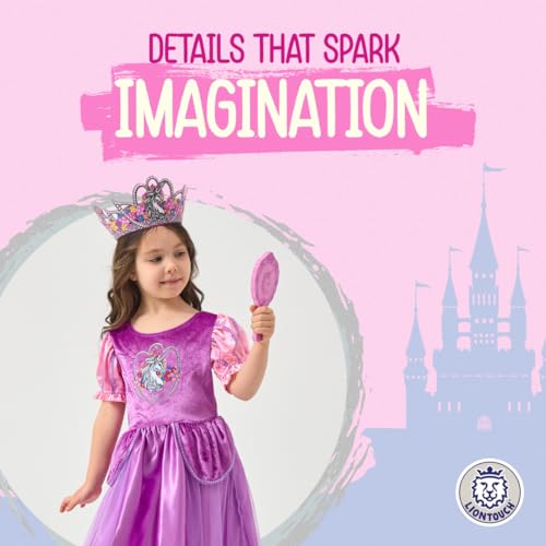 Vestido Princesa Unicornio para Niñas 3-6 Años miniatura 5