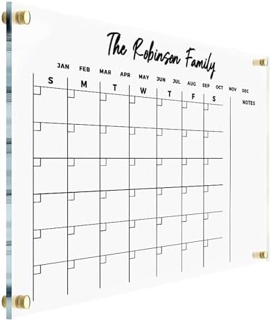 Family Calendar Fully Customized Planner - Personalized 2026 Hori...