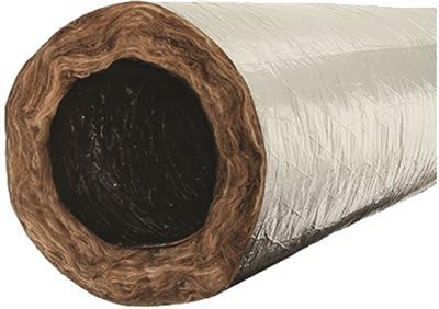 Quietflex 580 Flex Duct 5" Diameter, R 6 Insulation Value, 25' Length, 8.2" x 21.2" x 8.3"
