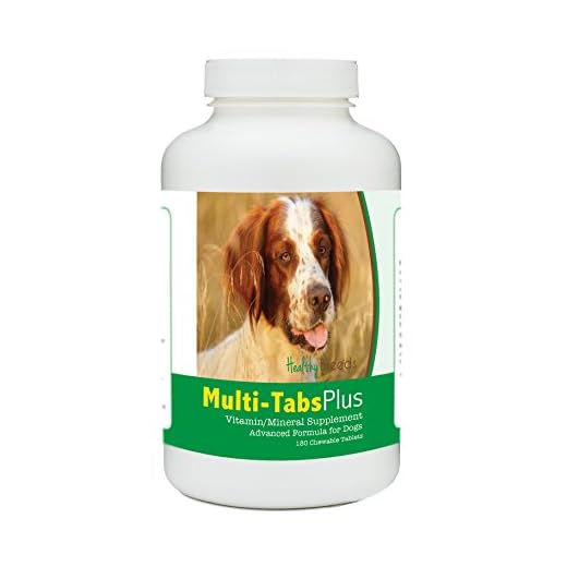 Healthy Breeds Irish Red and White Setter Multi-Tabs Plus Chewable Tablets 180 Count
