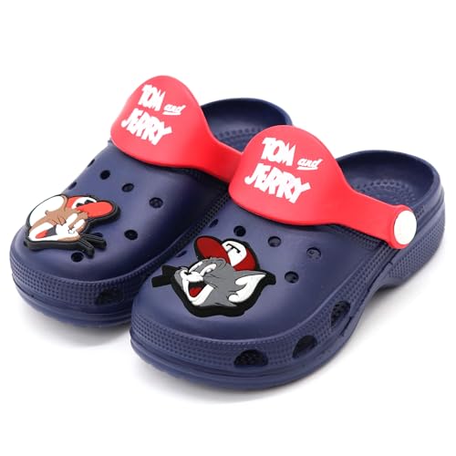 Image of SVAAR Tom & Jerry Kid's Attractive Clogs with Authentic Tom & Jerry Charms and Adjustable Back Strap