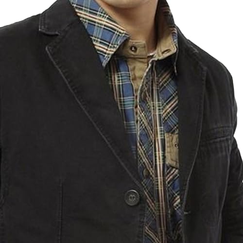 Mens Vintage Washed Cotton Blazer Lightweight Sports 3 Buttons Suits Coats Casual Lapel Slim Fit Blazer Jackets2