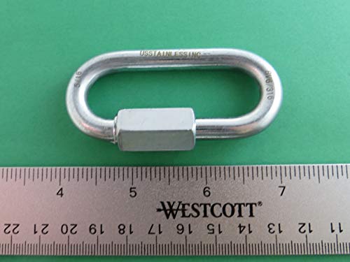 Us Stainless 5 Pieces Zinc Plated Quick Link 5/16" (8Mm) #TOP4