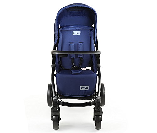 Image of LuvLap Elite Baby Pram Stroller - Blue
