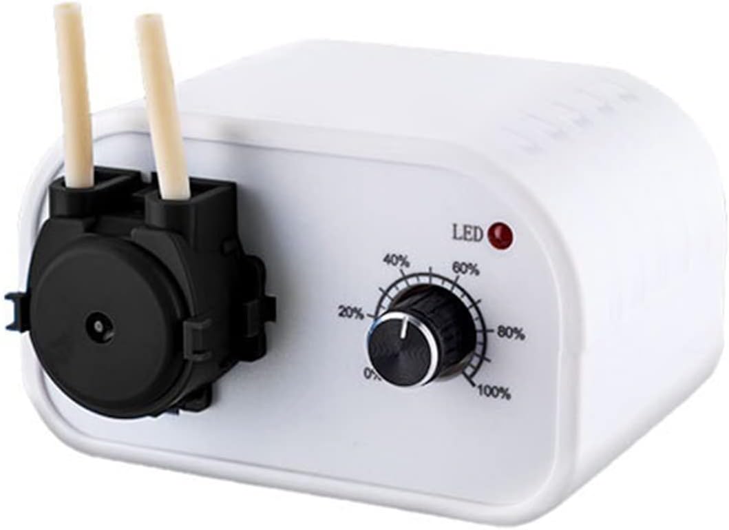 Water Pumps, Parts & Accessories Peristaltic Pump 12V Machine Dosing Pump Adjustable Flow Rate Low Noise(Blue Head,B08)