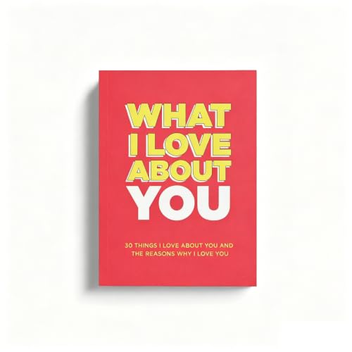 WADUBI Libro amo de ti: diario de recuerdos para completar con 30 consignas, libro de recuerdos romántico para él y para ella, regalo de recuerdo para San Valentín.