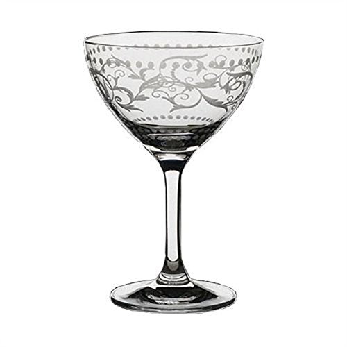 RONA Steelite Vintage Dots 8 Oz Martini/Cocktail Glass
