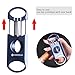 KEENSUN Zinc Alloy V-Cut Cigar Cutter (Blue), 60 Ring Gauge, 420J2 Stainless Steel V-Cut Blade & Cigar Holder (2 in 1) in Gift Box
