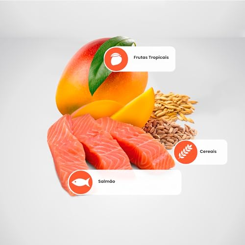 Farmina N&D Tropical para Cães Adultos de Raças Médias e Grandes Sabor Salmão, Cereais e Frutas Trop