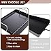 Cast Iron Griddle for Gas Grill, Nanoceramic Nonstick Flat Top Griddle Insert for Outdoor Gas Grill, 17