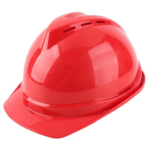 Casco de Seguridad, Cinturón de Alta Tenacidad, Más del 99% de Casco de Seguridad con Lente Plegable y Diseño Ventilado, Adecuado para Construcción, Industria, Trabajo Al Aire