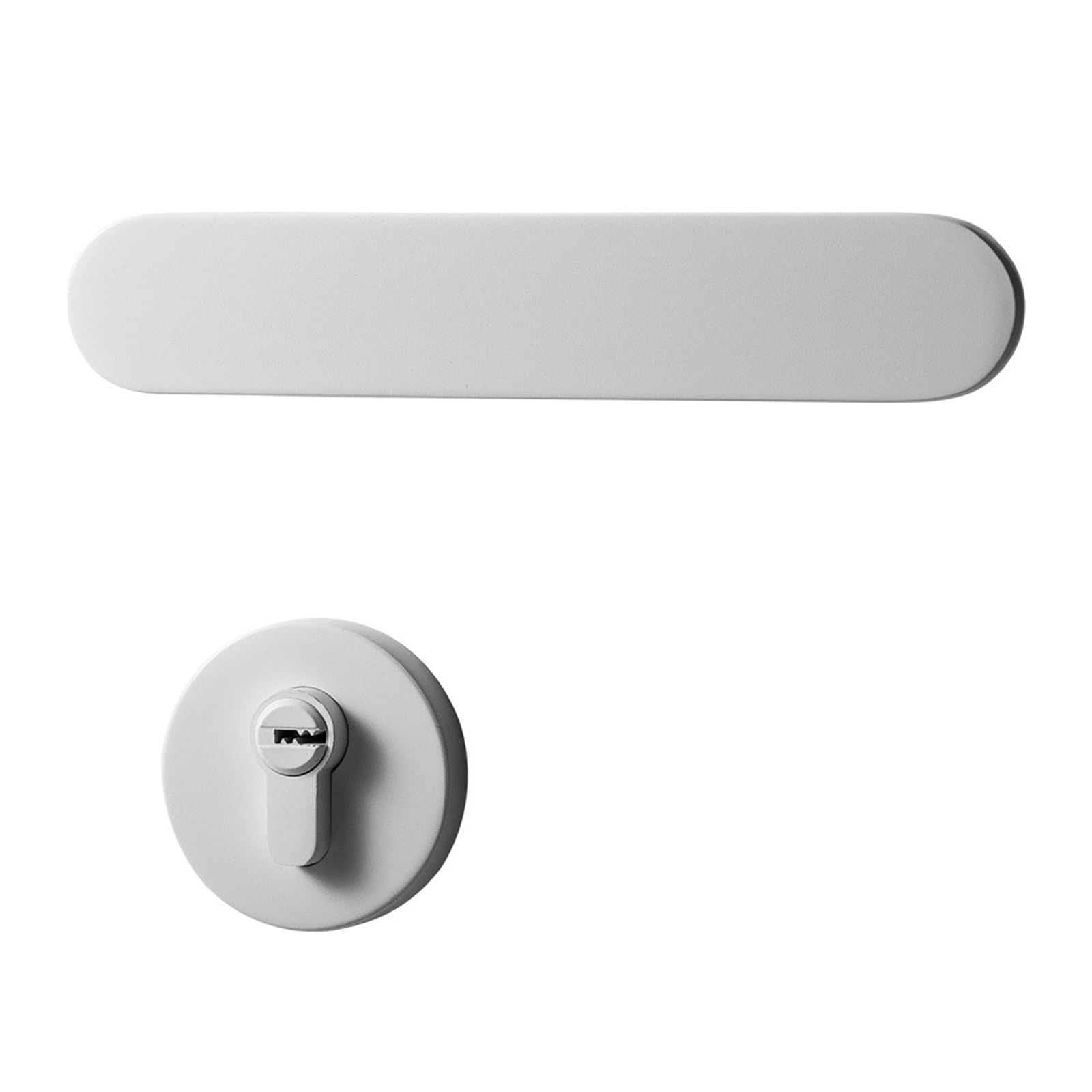 Serrure de porte silencieuse avec poignée magnétique écoresponsable