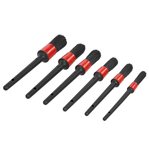 pedkit Ferramentas de limpeza de carro, escova de cerdas macias para automóveis, conjunto de escovas