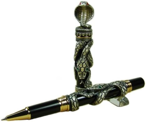 Lanxivi Jinhao Snake Roller Ball Pen Gray Black Cobra 3d Pattern Collection Pen