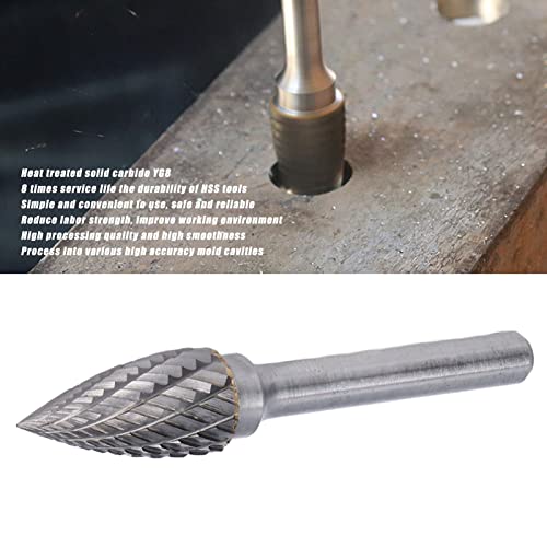 Fresa rotatoria con mango de 6 mm y forma cónica para esmeril miniatura 3