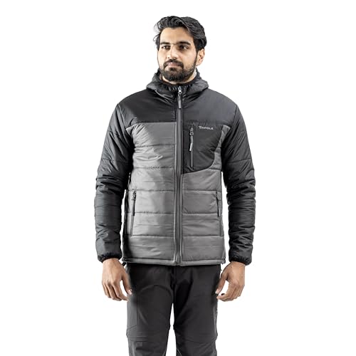 Image of Tripole Boreal Winter and Snow Jacket | Water Repellent Hooded Insulated Jacket for Trekking, Hiking & Travel | Minus 5 Degree Comfort