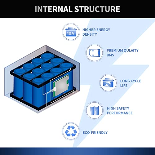 Ransyri R-1212 12V 12Ah Lifepo4 Replacement Battery Compatible With Fisher Price Power Wheels 2000+ Deep Cycles Lithium Battery thumb #3