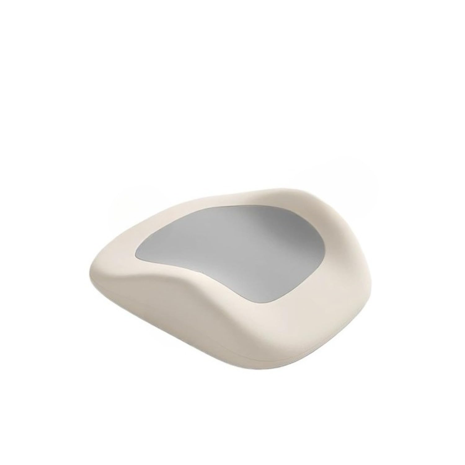 Almohada de apoyo lumbar para cama: cojín para aliviar el dolor de espalda baja para dormir, almohada ergonómica para dormir boca abajo, almohadilla lumbar de espuma viscoelástica para coche, sofá y