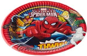 Iron Man Geburtstagsteller - 8er Pack Pappteller 23cm Marvel Lizenzprodukt