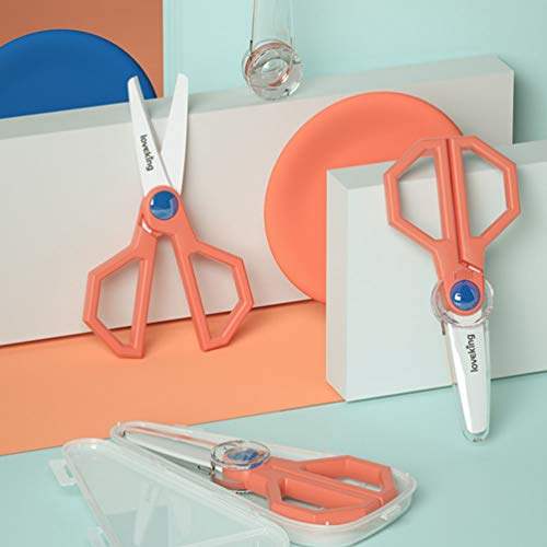 Toyvian Tesoura de cerâmica para comida de bebê, cortador de tesoura, tesoura de cozinha, fatiador,