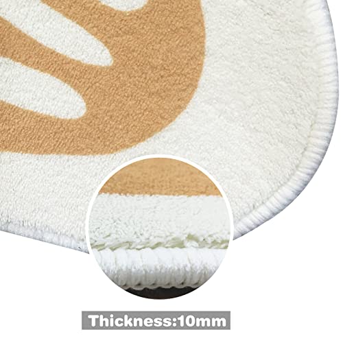 Ustide Kids Play Mat 2.6X5.2Ft, Washable Bedroom Rug Nonslip Kids Play Rug Cat Shaped Rug For Kids Room Cartoom Kids Rug Animal Living Room Rug Bedside Throw Rugs Baby Nursery Rug #TOP5