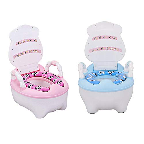 JYDZSW Kids Potty Baby Potty Toilet Bowl Training Pan Toiletbril Kinderen Draagbare Urinoir Rugleuning Leuke Pot voor… - Afbeelding 3