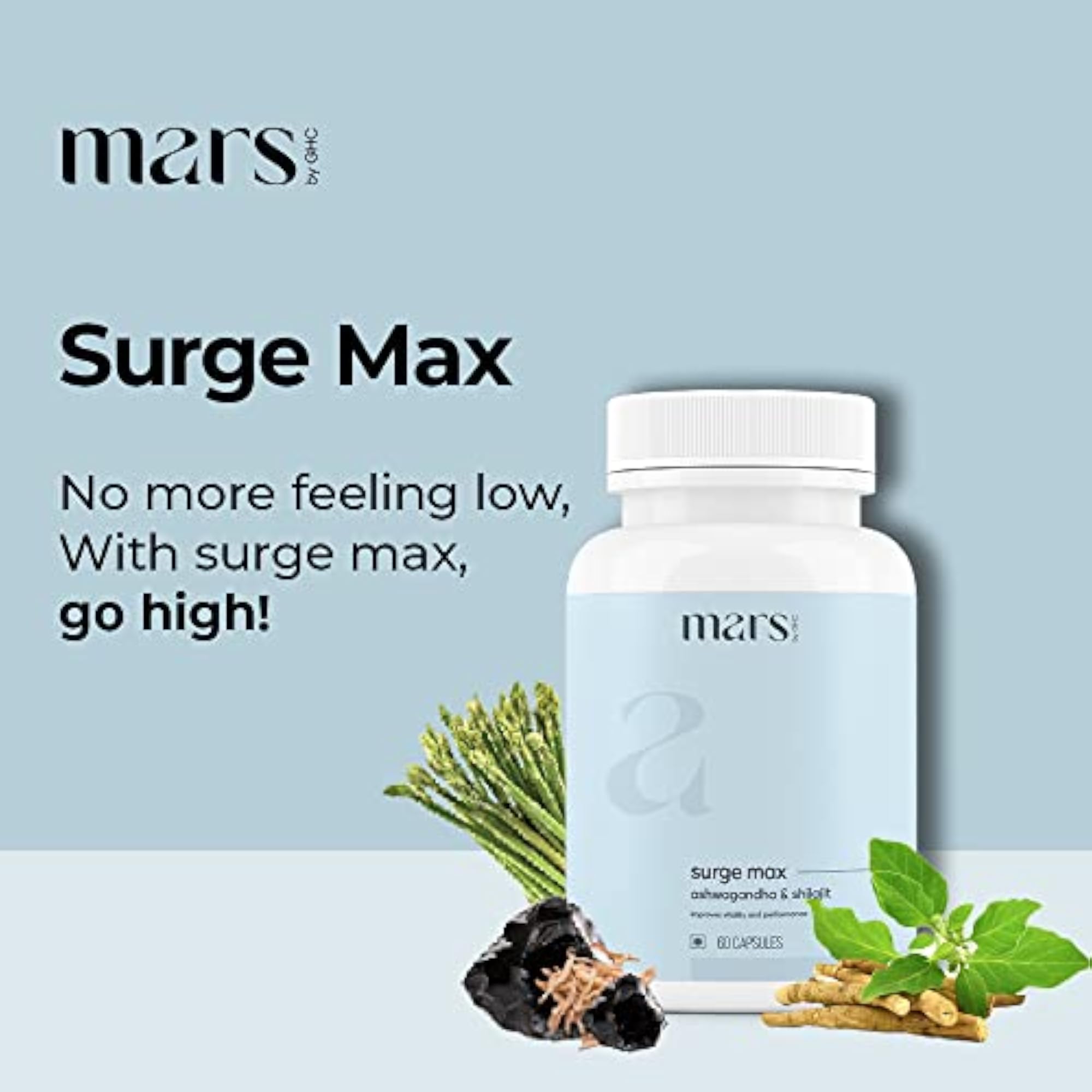 mars by GHC Surge Max Anxiety Relief (60 Capsules)