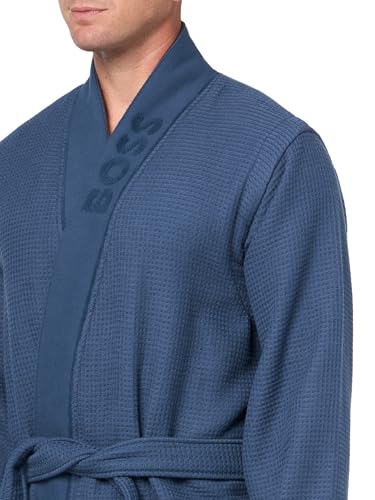 BOSS Mens Waffle Kimono Robe3