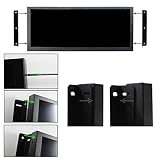 VSDISPLAY Przenośny monitor z głośnikiem, 12,3 cala 1920 x 720 600 NITS