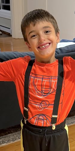 N'Ice Caps Kids Suspenders 2 Pack Bundle Adjustable Stainless Steel Black2