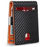 Zitahli Mens Slim Wallet Larger Capacity with 12 Slots RFID Blocking Minimalist Bifold Front Pocket Wallet for Men with ID Window