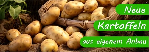 Banner 200 x 70 cm Neue Kartoffeln grün