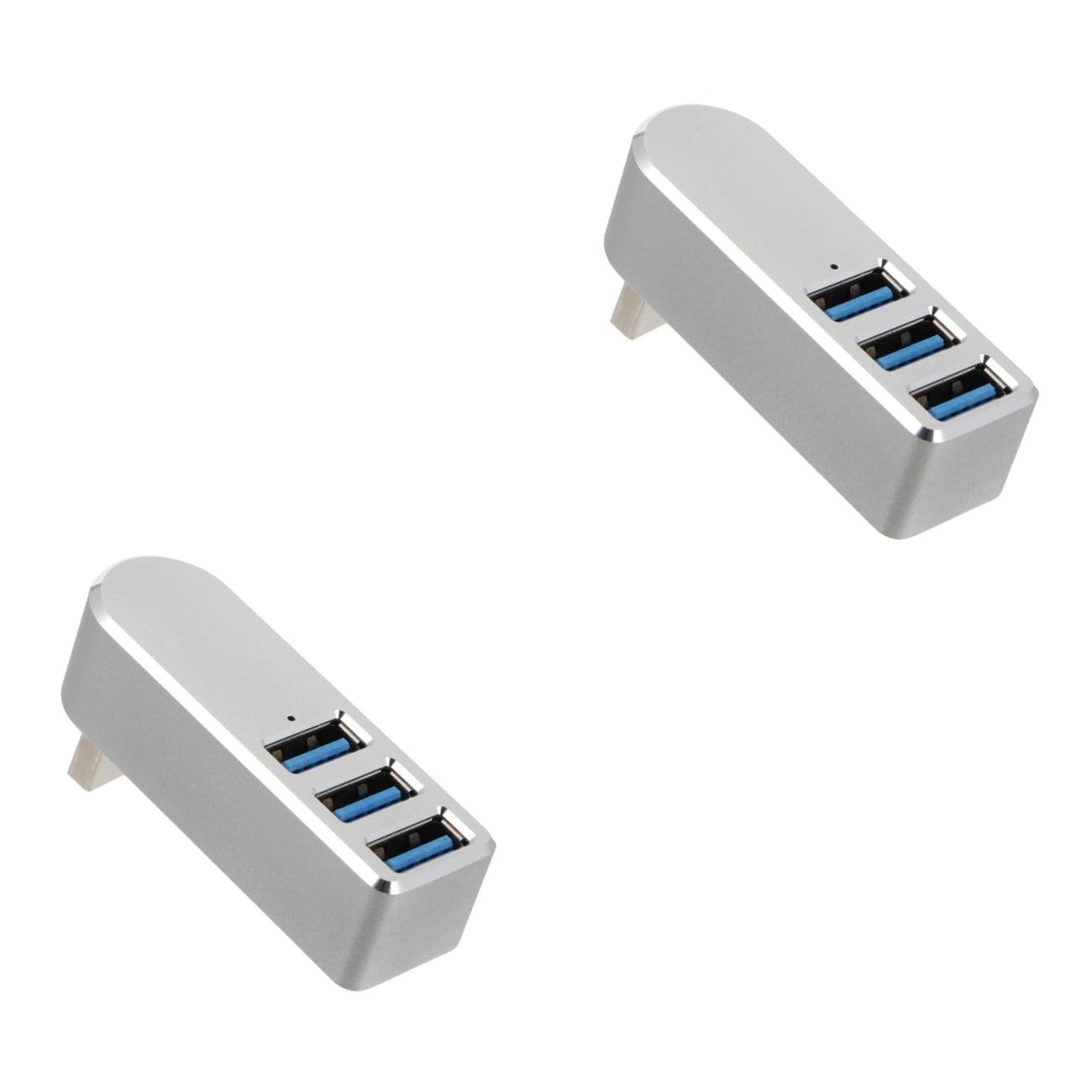 Housoutil 2 Pezzi Hub Lettore Di Schede Drive USB Splitter Memorizzazione Dei Dati Flash Drive Portatile Flash Drive Unità USB Scheda Sd Adattatore Per Laptop Accessori Adattatore