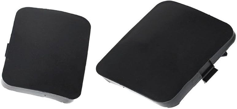 2X for Toyota for RAV4 Base/Limited/Sport 2006-2008 Bumper Tow Hook Bracket Cover Cap Front Left Right Black ABS Plastic Painted 53285-42930 53286-42931