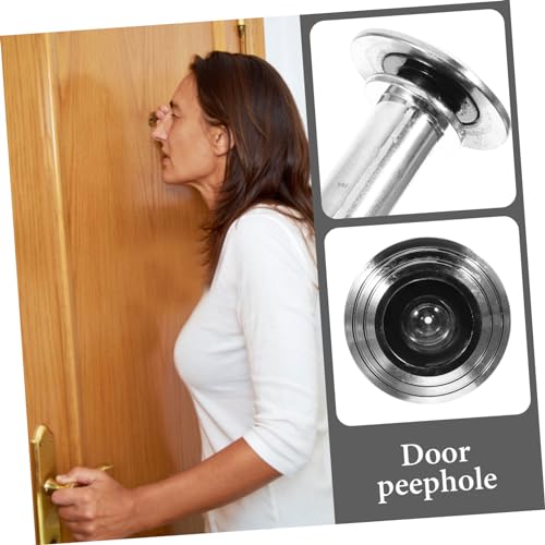 Visor de mirilla para puerta Smart Home, cubierta de privacidad, metálico resistente miniatura 6