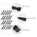 MUSISALY 100pcs Razor Cleaning Brush Small Brush for Electric Shaver and Grooming Kit Nonslip Handle for Comfortable to Hold and Hard Reach Areas for Travel and Barber Use