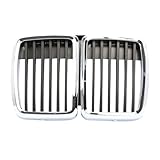 Für E30 Für M3 3 Serie 1982-1991 Front Hood Niere Kühlergrill Chrom Schwarz