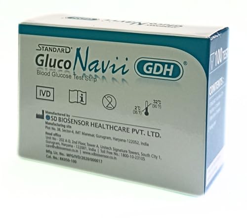 Image of Standard GlucoNavii GDH Blood Glucose Test Strips (200 Test Strips)