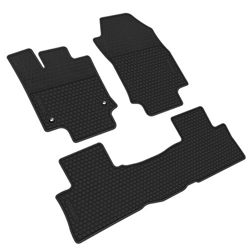 iallauto All Weather Floor Liners Replacement for RAV4 2019 2020 Heavy Duty Rubber Car Mats Front Rear Seat Vehicle Carpet Full Black Odorless