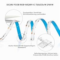SEZO FCOB RGB WS2811 IC Hohe Dichte Adressierbare LED Streifen 5M 720LEDs/M – Ansicht 3