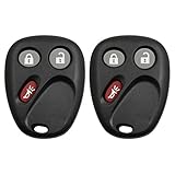 uxcell 2pcs 3 Buttons Key Shell Keyless Entry Fob Remote Control Case Replacement 21997127