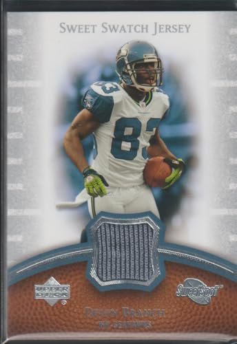 2007 Sweet Spot Deion Branch Seahawks Game Used Jersey Football Card