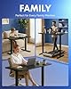 FLEXISPOT EN1 One-Piece Standing Desk, 48"x24" Seamless Desktop Electric Height Adjustable for Home Office, Study Rooms & Multi-Device Workstations, Black #5